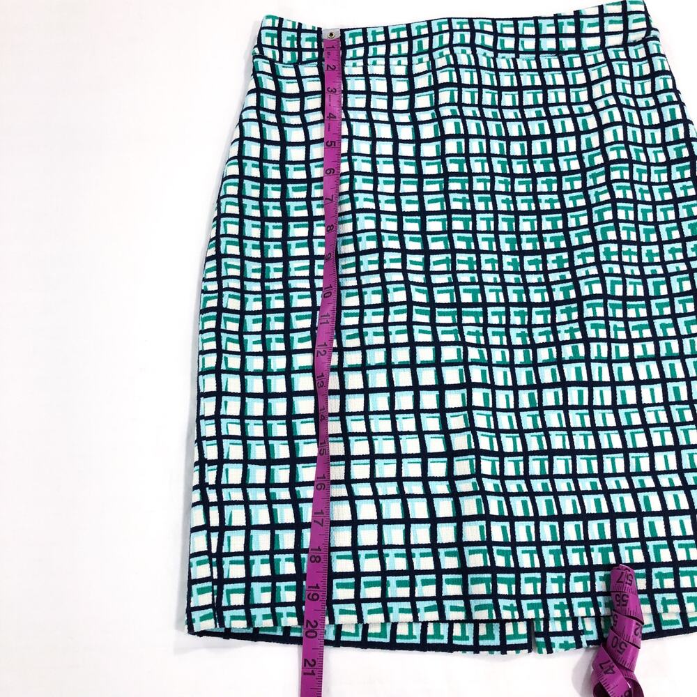 Kate Spade Judy Check Plaid Pencil Skirt Size 0 - Picture 8 of 12
